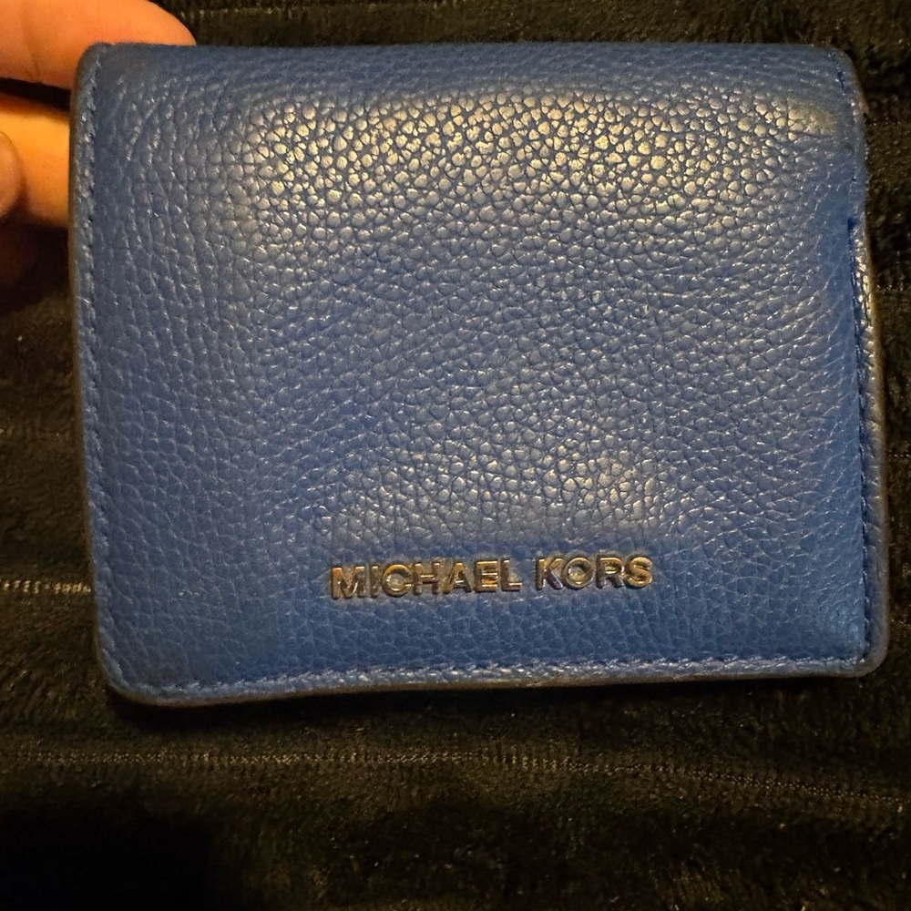 Michael Kors Cobalt Blue Card Holder